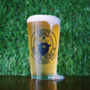 crazy uncle mike's beer glass