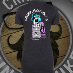 womens tshirt with keg girl